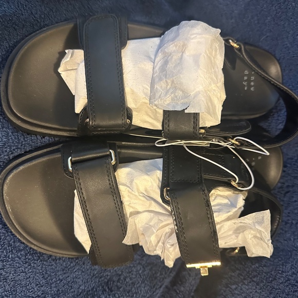 Women’s Janie Ankle Strap Sandals Black Size 9 - Picture 3 of 6